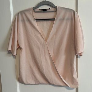 FRENCH CONNECTION - Sheer Pink Blouse - Size 4